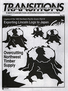 Osborn, John--Exporting Lincoln Logs to Japan, Overcutting empties Northwest timber supplies; Crandall, Dave--Hundreds ask Speaker Foley to Speak Up for East-side Forest Protections; Lawmaker seeks to ban log exports--The Spokesman Review, 1991-8-30(Spokane, WA); Deal Now Closed--St. Paul Pioneer Press, 1900-1-3(St. Paul, MN); Wood, John V.--The Northern Pacific Railroad--Railroads through the Coeur d'Alenes; Pratt, Gerry--Weyerhaeuser-Japan Log Deal Biggest Yet--The Oregonian, 1967-2-1(Portland, OR); Klahn, Jim--Pinched NW mills watch logs head overseas--The Spokesman Review, 1989-5-31(Spokane, WA); Manning, Dick--Log exports continue to expand--Missoulian, 1989-2-26(Missoula, MT); Swisher, Larry--Exporters fighting ban idea--The Register-Guard, 1990-3-2(Eugene, OR); Williams, Pat--Testimony on Log Export Legislation--1989-11-7; Titone, Julie--Activists hoping law will curb timber firm--The Spokesman Review, 1991-3-10(Spokane, WA); Titone, Julie--Plum Creek can bid on area timber--The Spokesman Review And Spokane Chronicle, 1991-4-18(Spokane, WA); Brogden, Roy O.--Forest Land Use Planning Process Checkerboard Ownership--United States Department Of Agriculture Forest Service, 1979-6-19; Koberstein, Paul--Plum Creek Timber leaves its mark on Montana--The Oregonian, 1990-10-15(Portland, OR); Leland, David--Plum Creek: Private land woes alter Forest Service plans--The Oregonian, 1990-10-15(Portland, OR); Manning, Dick--Logging outstrips growth--Missoulian, 1988-10-16(Missoula, MT); Manning, Dick--Expanded harvest means future shortage--Missoulian, 1988-10-16(Missoula, MT); Devlin, Sherry--Foresters cut off the cutting--Missoulian, 1991-9-4(Missoula, MT); Devlin, Sherry--USFS suspends some timber sales--Missoulian, 1991-1-24(Missoula, MT); Daniels, Orville--'Concerned Citizen'--1991-9-11; Devlin, Sherry--Wood wars, Industry appeals reduction in Lolo timber-sale program--Missoulian, 1991-10-31(Missoula, MT); Loftus, Bill--Timber company fights decision--Lewiston Tribune, 1992-1-4(Lewiston, ID); Congress may try to block road by Plum Creek in Gallatin--Post Register, 1987-9-13(Idaho Falls, ID); Jones, Steve--Road built in wilderness study area--Missoulian, 1981-12-5(Missoula, MT); Gillie, John--Tax breaks add to timber profits--Morning News Tribune, 1990-5-27(Tacoma, WA); Ramsey, Bruce--Plum Creek Timber restructures to chop taxes--Seattle Post-Intelligencer, 1989-4-17(Seattle, WA); Ludwick, Jim--Who owns Plum Creek these days?--Missoulian, 1990-12-16(Missoula, MT); Plum Creek's tax easement hits schools--The Spokesman Review, 1991-3-7(Spokane, WA); Cole, Jeff--Group says BN, Champion paid no tax--Missoulian, 1985-5-15(Missoula, MT); Siegner, Catherine A.--BN, Champion fork over taxes--Missoulian, 1986-3-9(Missoula, MT); DeFazio, Peter--Logging our way to economic poverty--High Country News, 1989-5-8(Paonia, CO); Manning, Harvey--Washington Timber, Weyerhaeuser emerges only to tell same old deceptions--Seattle Post-Intelligencer, 1990-10-21(Seattle, WA); Making tough choices to save timber jobs--The Seattle Times, 1990-7-22(Seattle, WA)