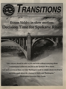 Osborn, John--Exxon Valdez in slow motion: Decision Time For Spokane River; Osborn, John--We Need Your Help; Locke, Gary--Spokane River basin cleanup--2000-6-20; Steele, Karen Dorn--Agencies warn of lead in river's fish--The Spokesman Review, 2000-6-21(Spokane, WA); Washington Citizens Advisory Committee--Letter to Gov. Gary Locke--2000-4-17; F., J.--What's a little lead poisoning between neighbors?--Lewiston Tribune, 2000-6-22(Lewiston, ID); Lynch, Jim--River is political mess--The Oregonian, 2000-7-6(Portland, OR); Murphy, Kim--A Deep and Wide Mining Scar in Idaho--Los Angeles Times, 2000-7-17(Los Angeles, CA); United States v. Asarco--2000-6-15; Hollander, Zaz--Court voids Superfund restriction--The Spokesman Review, 2000-6-16(Spokane, WA); Hollander, Zaz--Lead study finds broad contamination--The Spokesman Review, 2000-7-22(Spokane, WA); Hollander, Zaz--Study pinpoints source of lead in river--The Spokesman Review, 2000-10-15(Spokane, WA); Steele, Karen Dorn--EPA picks bellwether beaches--The Spokesman Review, 2000-7-27(Spokane, WA); Health Advisory; Spokane River Fish Advisory--Spokane Regional Health District, Washington State Department of Health, Washington State Department of Ecology; Steele, Karen Dorn--Spokane River fish contain heavy metals--The Spokesman Review, 2000-3-8(Spokane, WA); Hansen, Pia K.--Closer to cleanup?--The Inlander, 2000-9-14 to 20(Spokane, WA); Locke, Gary--Dear Ms. Browner--Office Of The Governor, 2000-5-9(Olympia, WA); Clarke, Chuck--Dear Governor Locke--United States Environmental Protection Agency Region 10, 2000-6-29(Seattle, WA); Grover, Anthony W.--Dear Mike--Department Of Ecology, 2000-1-13(Spokane, WA); Murray, Patty--Dear Ms. Browner--United States Senate, 2000-5-9(Washington, D.C.); Hollander, Zaz--Groups back feds for cleanup--The Spokesman Review, 2000-8-19(Spokane, WA); Hollander, Zaz--Report details basinwide damage--The Spokesman Review, 2000-10-21(Spokane, WA)