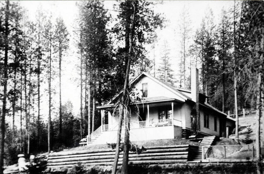 Marjorie Campbell Jones' and T.P. Jones' house in Bovill, Idaho.