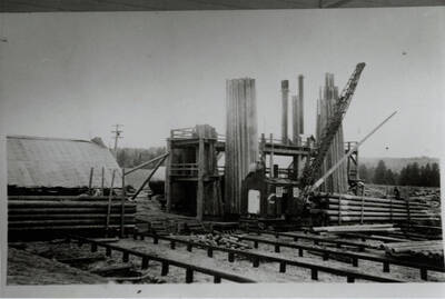 Treating plant at the cedar yard, Bovill, Idaho.