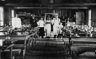 Potlatch Company Mess Hall in Elk River, Idaho.