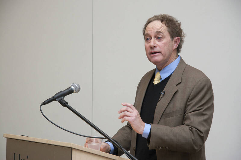 Photograph  10 of David Adler's Colloquium Talk 'Governing in an Era of Crisis: The Rule of Law and Emergency Powers.' David Adler is James A. McClure Professor and Director, McClure Center for Public Policy Research. Pictured: David Adler.