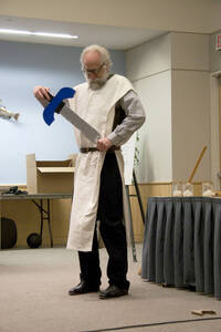 Photograph  28 of Dan Edwards's Colloquium Talk 'The Unique vs. The Universal: the Final Round.' Dan Edwards is Associate Professor of Physical Chemistry. Pictured: Dan Edwards.