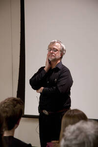 Photograph  13 of James Foster's Colloquium Talk 'Why the classics matter: ancient Greece and the modern university.' James Foster is Professor of Biology and Computer Science. Pictured: James Foster.