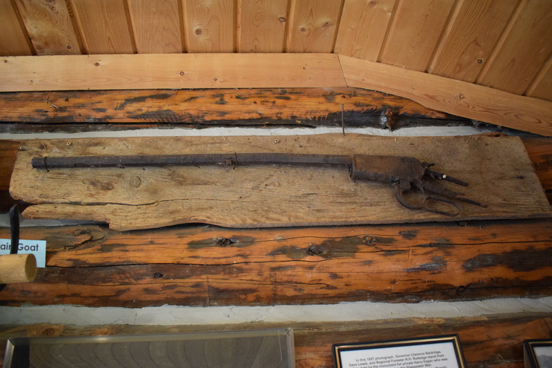 This gun was found at the Caswell place at Cabin Creek. After the Diamond Complex fire in 2000, things began to emerge that had been hidden for years.