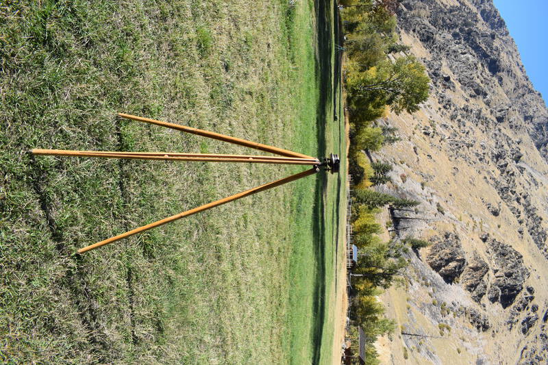 Brass Surveying Instrument on Tripod. Bostrom-Brady MFG.CO.Atlanta GA