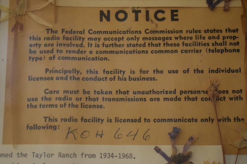 Jess and Dorothy Taylor Restricted Radiotelephone Operator Permit