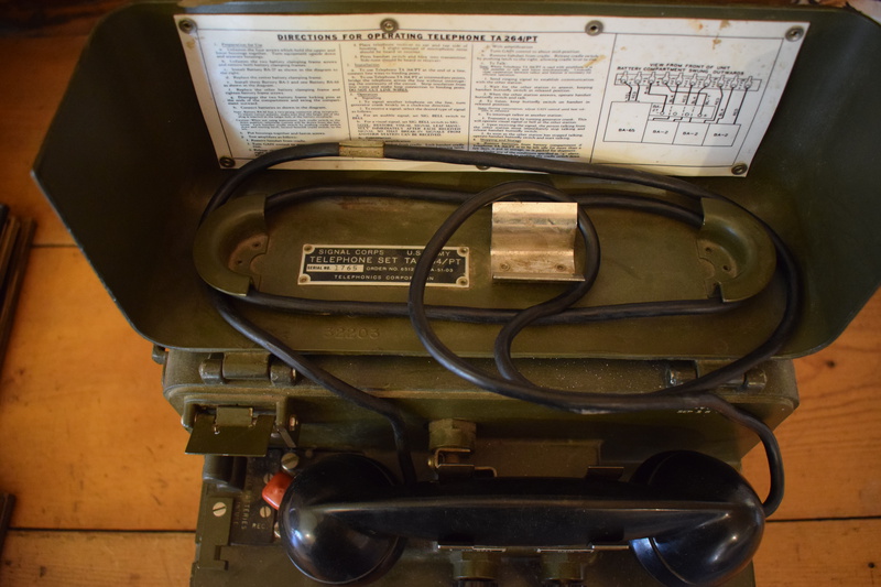 US Army Signal Corps field telephone set, TA-264/PT