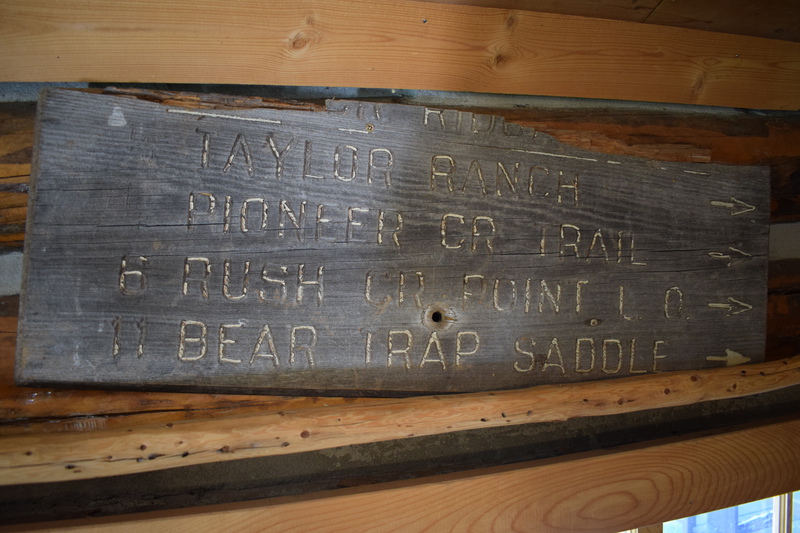 Forest Service Sign that once was along the Big Creek trail.