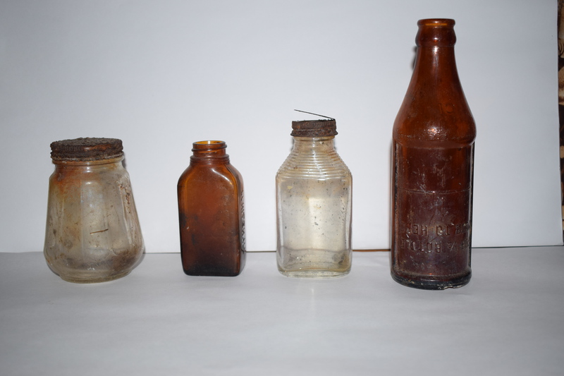 The trail along Big Creek used to be impassable through the Gorge. People traveling east towards the Middle Fork of the Salmon used to travel up Pioneer Creek and over the mountains. These items were found at an old campsite. Many of these types of items were found after the Diamond Complex fire in 2000