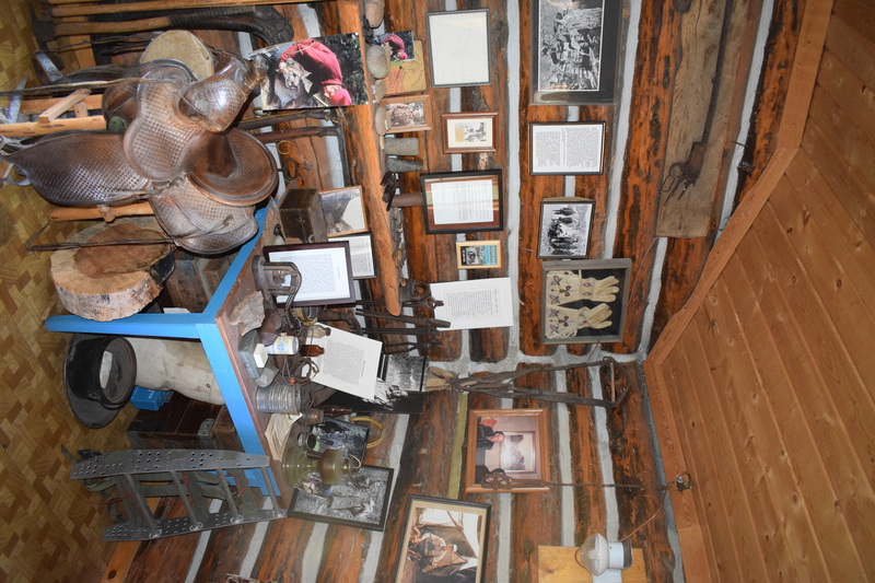 The Lanham Cabin is now used as a lab and living quarters at Taylor. In a corner of the lab is a small museum full of artifacts and pictures that have been collected over the years.