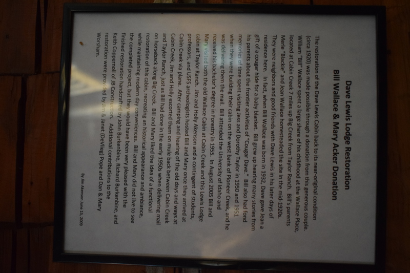 An account of Bill Wallace and Mary Acker's time spent at Taylor and the contributions they made to assist in the restoration of the original Lewis Cabin.