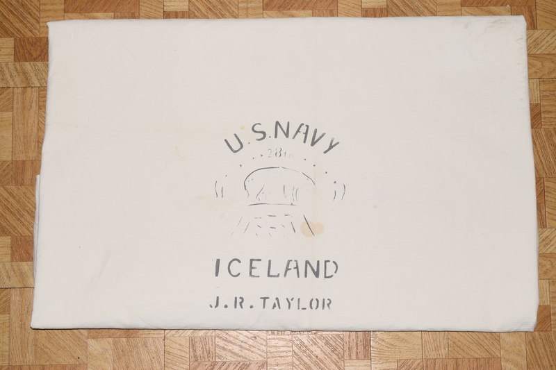 This is Jess Taylor's sheet from when he was in the U.S. Navy stationed in Iceland.