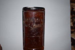 This Brown Bottle held Certo which was a fruit pectin used to make jams and jellies.