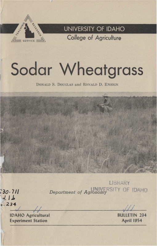 5 p., Idaho Agricultural Experiment Station, Bulletin 234, April 1954.