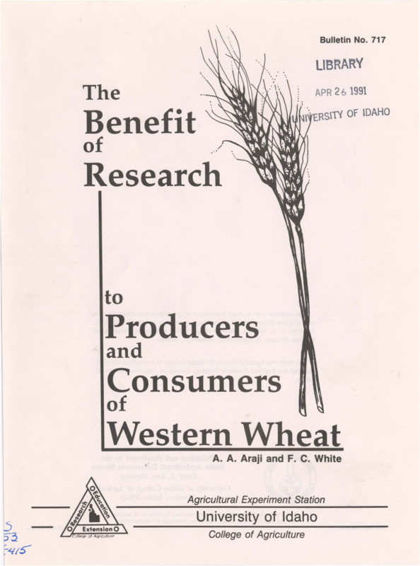 8 p., Agricultural Experiment Station, Bulletin No. 717, September 1990.