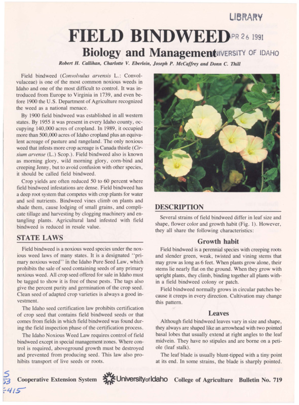 8 p., Cooperative Extension System, Bulletin No. 719, December 1990.