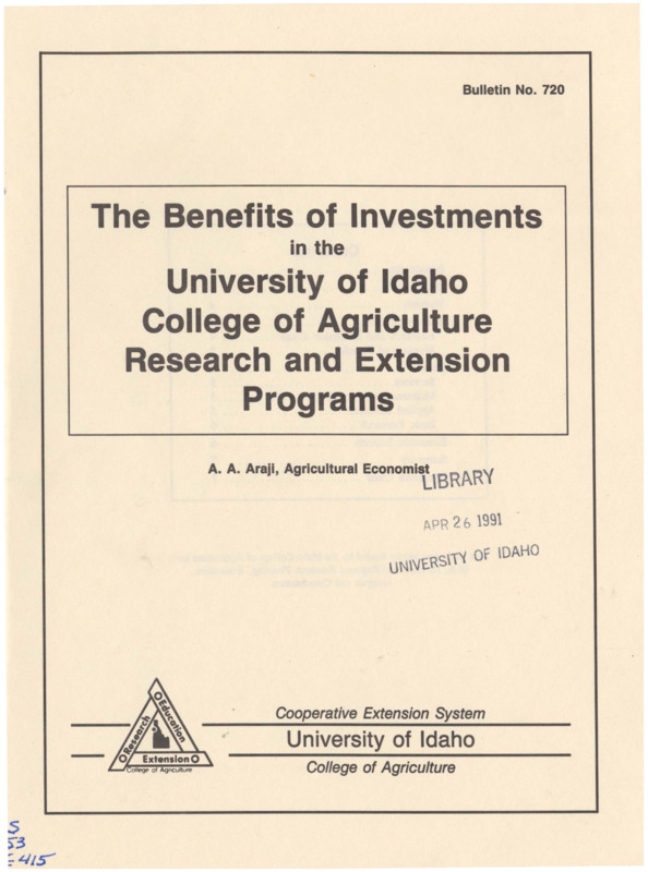 8 p., Cooperative Extension System, Bulletin No. 720, December 1990.