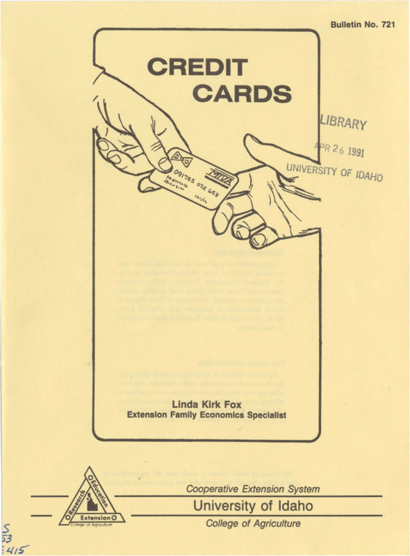 8 p., Cooperative Extension System, Bulletin No. 721, June 1991.