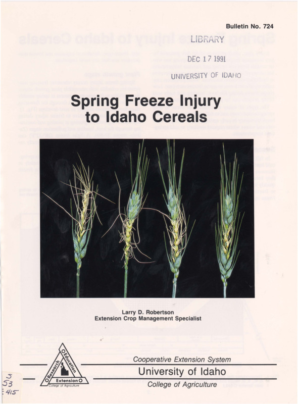8 p., Cooperative Extension System, Bulletin No. 724, March 1991.
