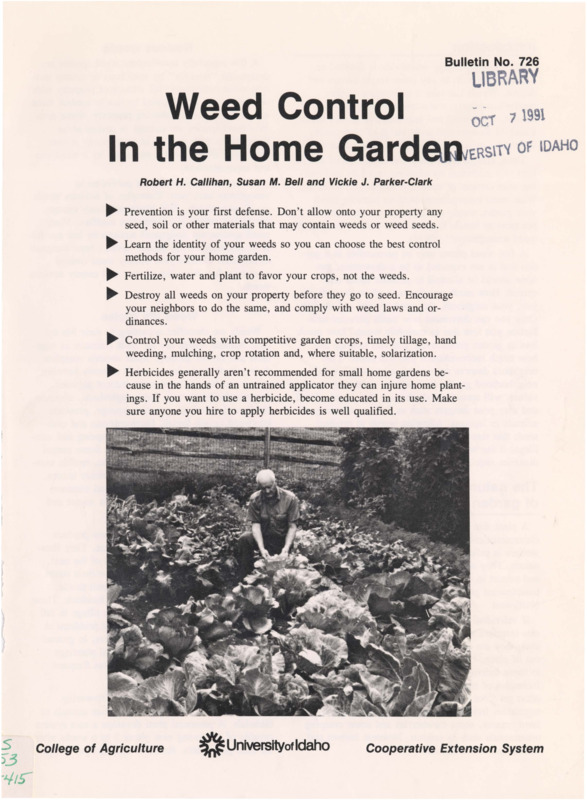 8 p., Cooperative Extension System, Bulletin No. 726, May 1991.