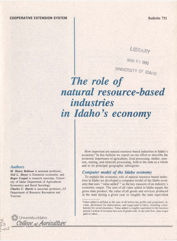 4 p., Cooperative Extension System, Bulletin No. 731, November 1991.