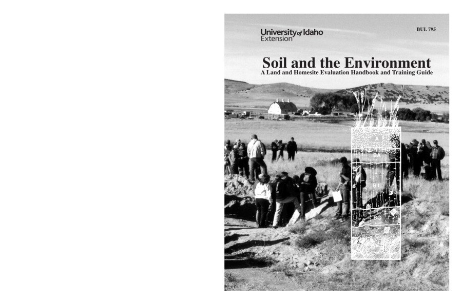 A revised edition of the official guide for participants in Idaho's 4-H and FFA soil judging events, this 32-page handbook explains the Idaho State Land and Soil Evaluation Program, introduces the study of soils, defines terms used in land evaluation, and provides land and homesite evaluation scorecards.