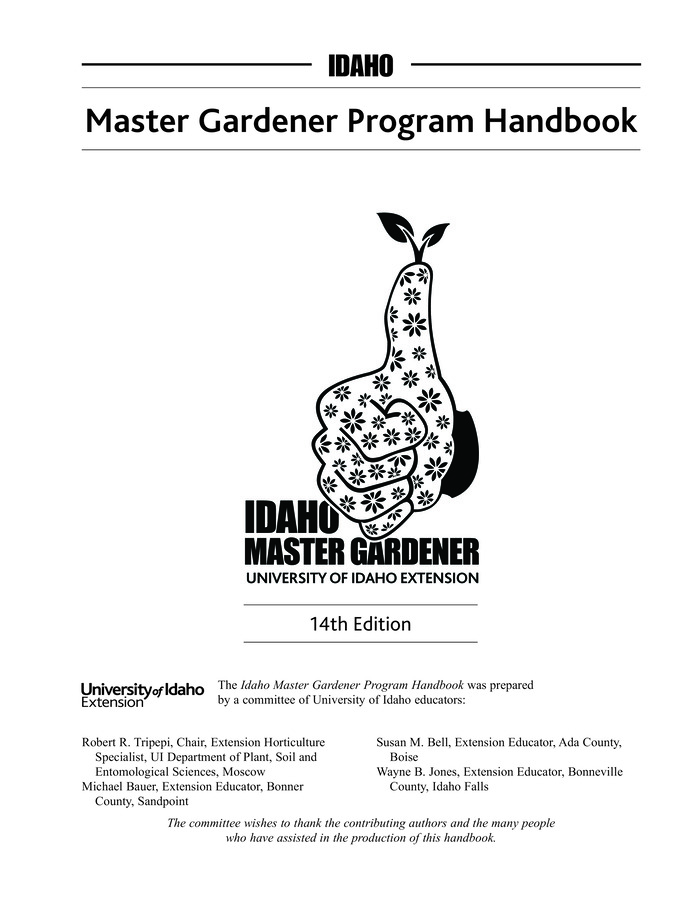 Gardeners throughout Idaho use this basic gardening handbook as their text in the increasingly popular Master Gardener classes. The 24 how-to chapters cover everything from soil fertility to insect management. Gardeners use the large three-ring notebook to add specialized and localized information.
