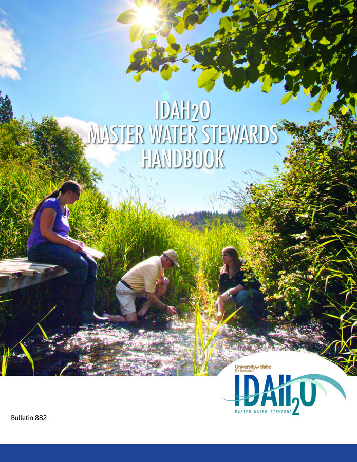 The official handbook for University of Idaho Extension's Master Water Stewards trained to conduct water quality monitoring in Idaho lakes and streams. The handbook explains the program and provides stewards with technical information and tools such as monitoring forms. People interested in becoming volunteer stewards should contact the program at idah2o@uidaho.edu