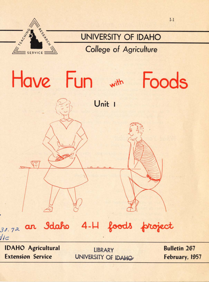 12p., Idaho Agriculture Extension Service, Bulletin No. 267, Feburary 1957