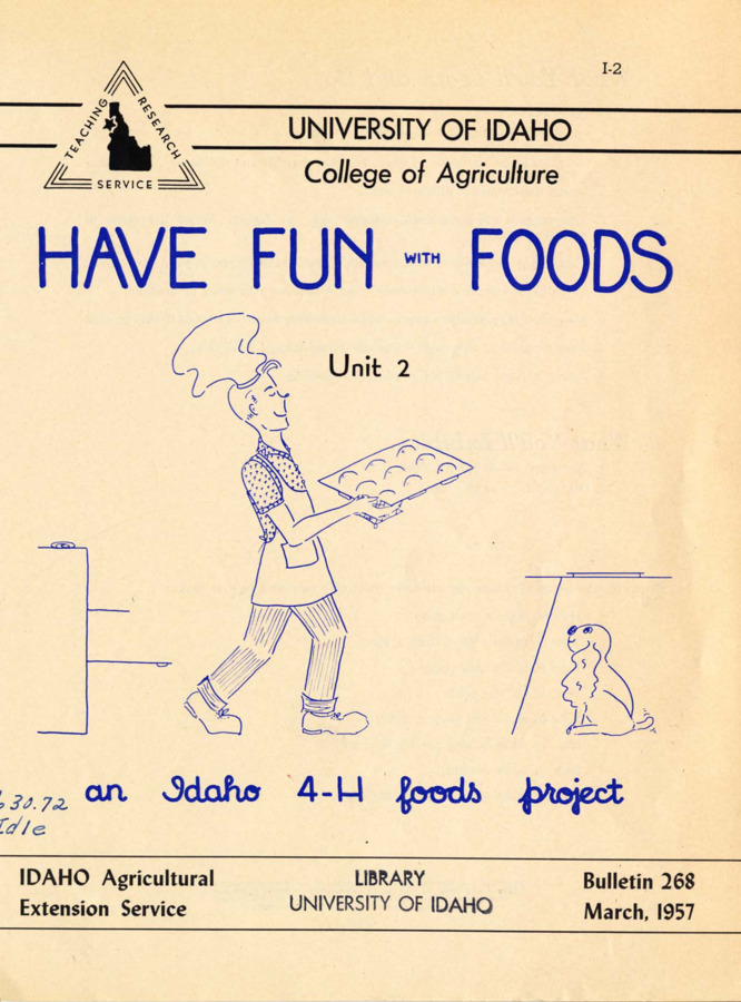 12p., Idaho Agriculture Extension Service, Bulletin No. 268, Feburary 1957