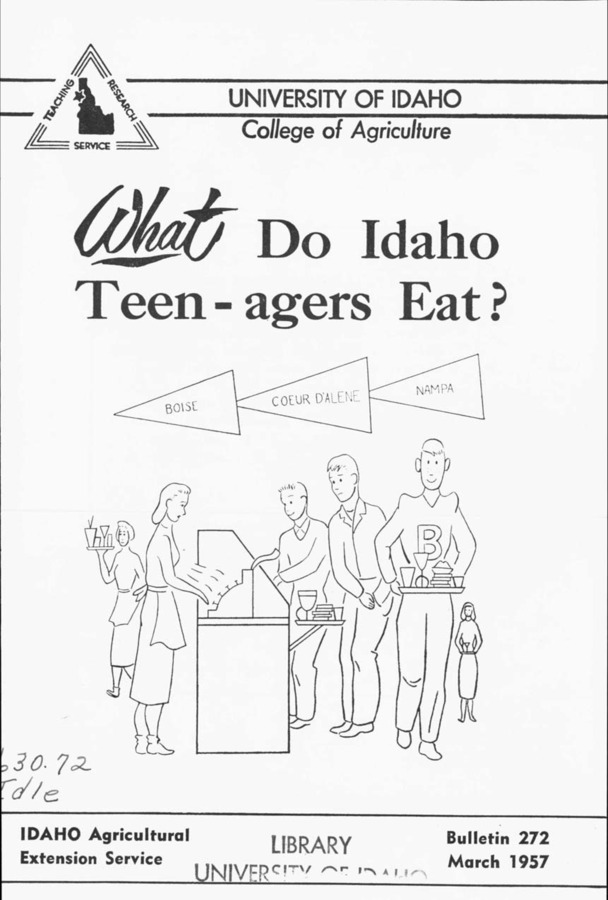 12p., Idaho Agriculture Extension Service, Bulletin No. 272, March 1957