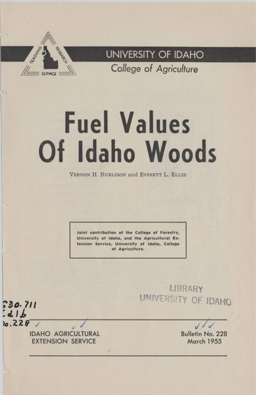 8 p., Idaho Agricultural Extension Service, Bulletin 228, March 1955.