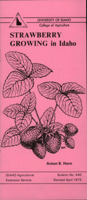 University of Idaho, College of Agriculture, Extension Division, Extension Bulletin No. 440.