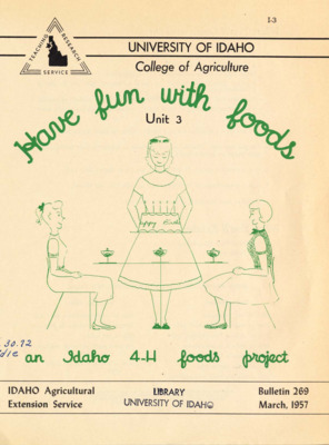 12p., Idaho Agriculture Extension Service, Bulletin No. 269, March 1957
