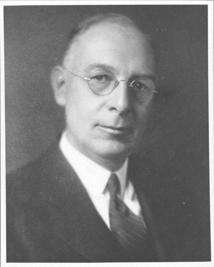 President, University of Idaho (1920 - 1928). Portrait.