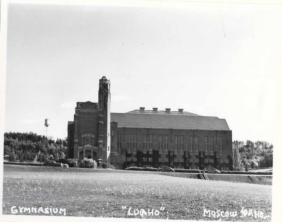 Memorial Gymnasium on the University of Idaho campus.