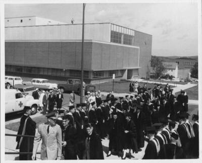View of an academic procession.