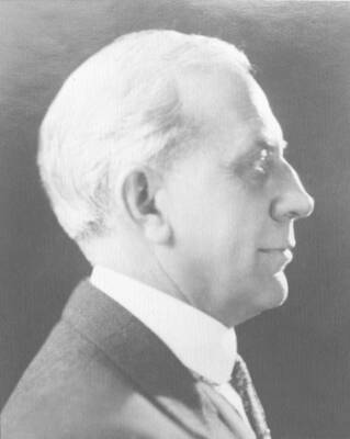 Caption reads: 'President Melvin Amos Brannon, 1914 - 1917. This sepia print, intended to last at least fifty years, is one of the seven university presidents which Geoffrey Coope made in the early spring of 1930 (copy).' Portrait.