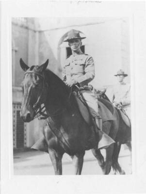 Military Science Department (1894 - 1898; 1902 - 1905; 1919 - 1932), Commandant of Cadets, emeritus, (1936 - 1939).  From the files of C. J. Brosnan.