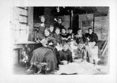 Students from a Home Economics class in the early 1900s.