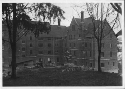 Exterior of Hays Hall.