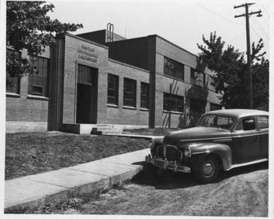 Exterior of Kirtley Engineering Laboratory.