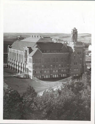 Memorial Gymnasium on the University of Idaho campus.