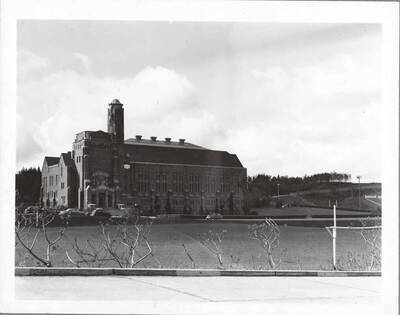 Memorial Gymnasium on the University of Idaho campus.