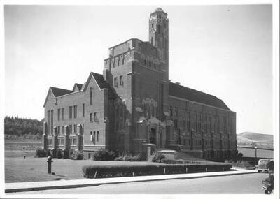 Memorial Gymnasium on the University of Idaho campus.