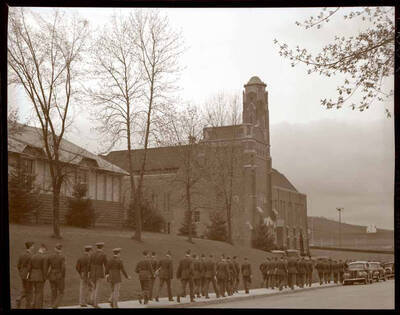 Memorial Gymnasium on the University of Idaho campus.