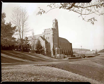 Memorial Gymnasium on the University of Idaho campus.