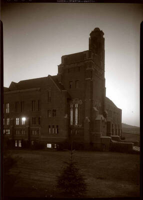 Memorial Gymnasium on the University of Idaho campus.