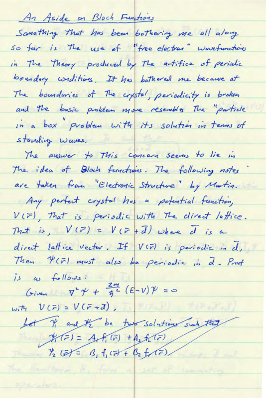 Lined notebook paper with handwritten notes in blue ink about electrical engineering.
